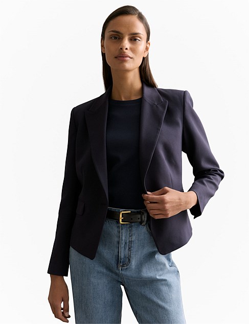 Single Breasted Cropped Blazer