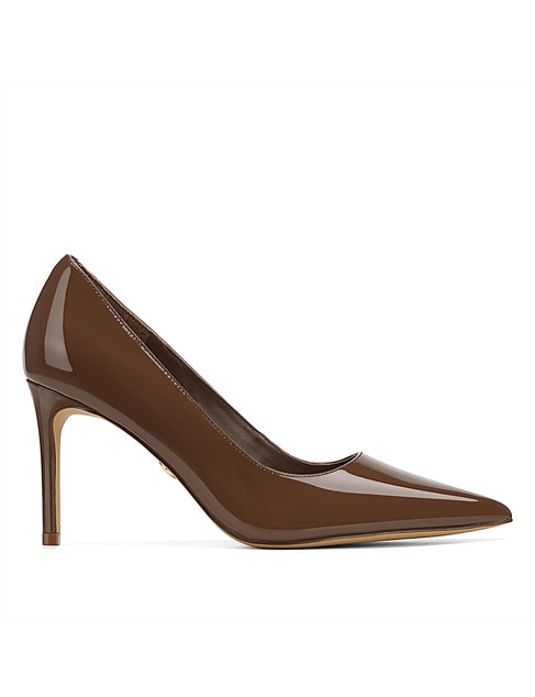 SKY Rich Brown Leather Pump