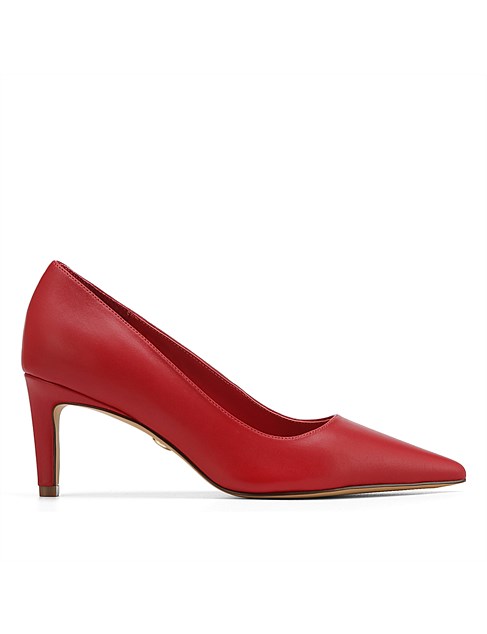 PASCAL Rouge Red Leather Pump