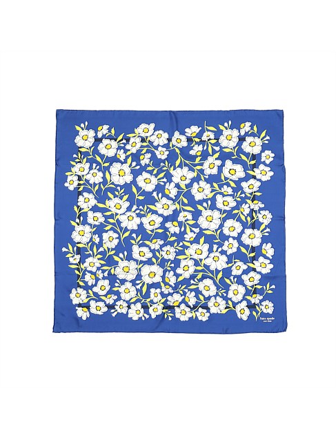 SUNSHINE FLORAL SILK SQUARE