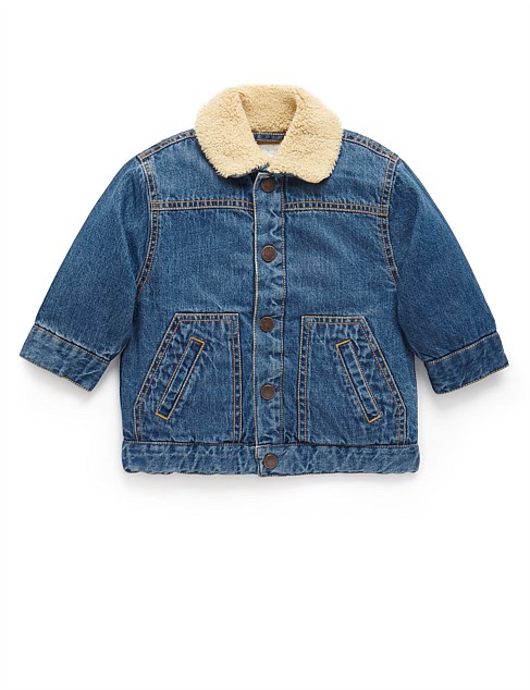 Denim Sherpa Jacket