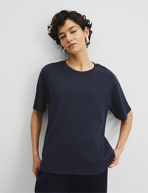 Australian Cotton Short Sleeve Relaxed T-Shirt