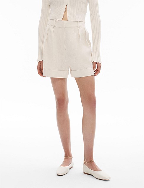 Linen Pleat Short