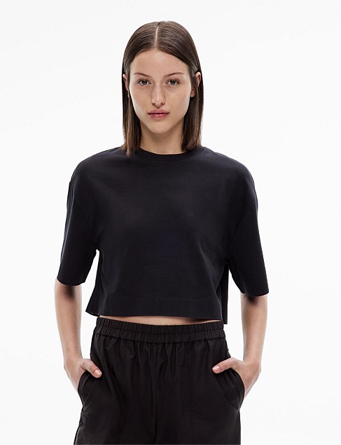 CREW NK CROP TSHIRT