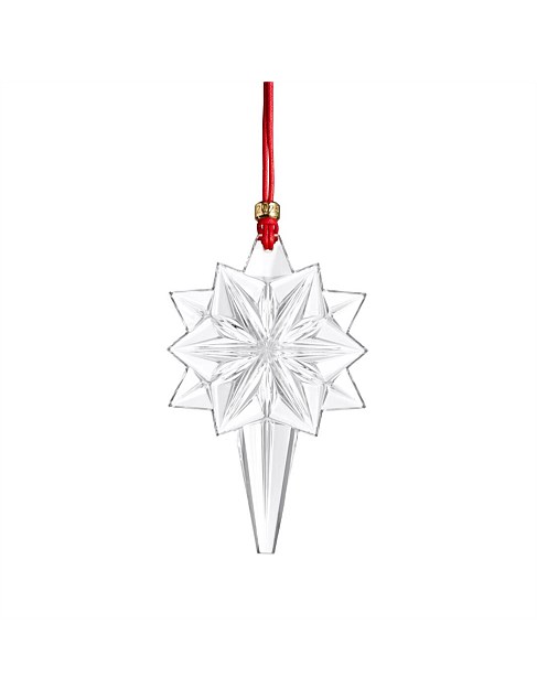 WF CRYSTAL ORNAMENT ANNUAL SNOW STAR