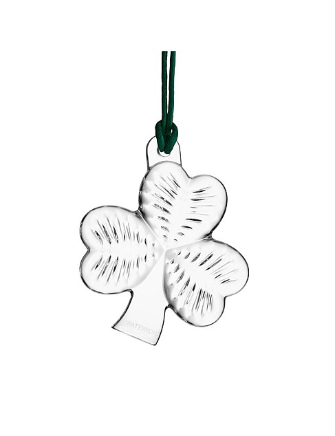 WF CRYSTAL ORNAMENT 24 MINI SHAMROCK