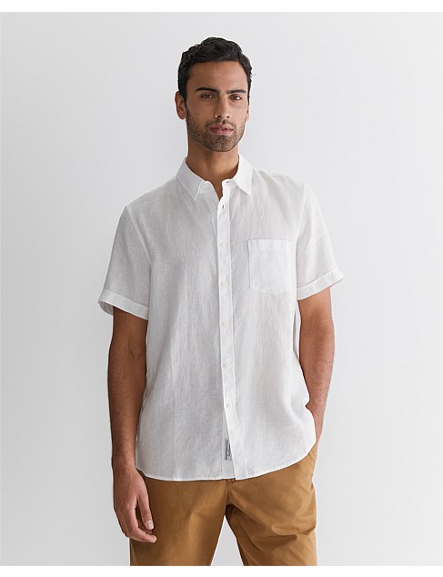 SHORT SLEEVE LINEN SHIRT