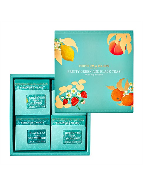 F&M Fruit Scented Tea Selection, 40 Silky Tea Bags, 80g