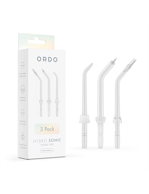 Hydro Sonic Floss Tips - Dental Selection, 3 pack