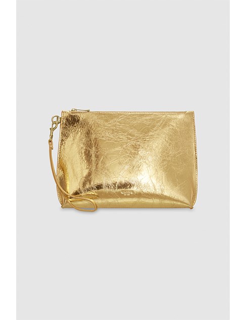 CLARA METALLIC POUCH