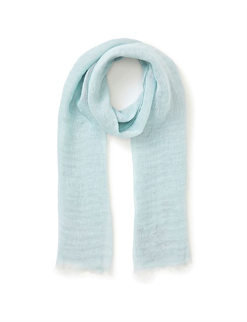 100% LINEN SOLID SCARF 180 X 55