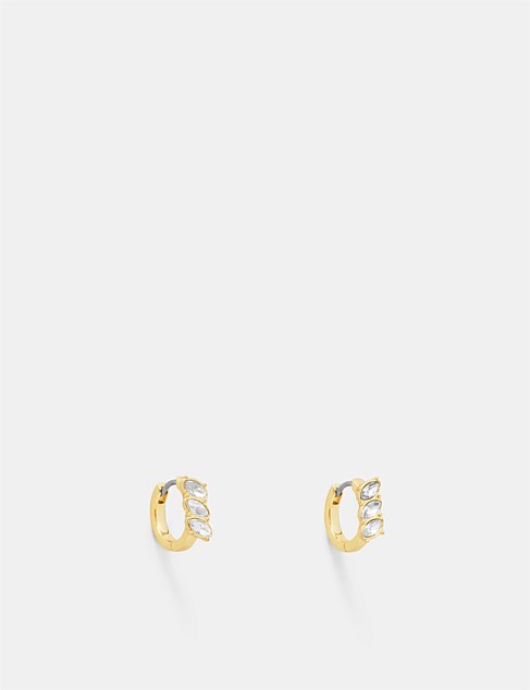 Riff Huggie Hoop Earrings