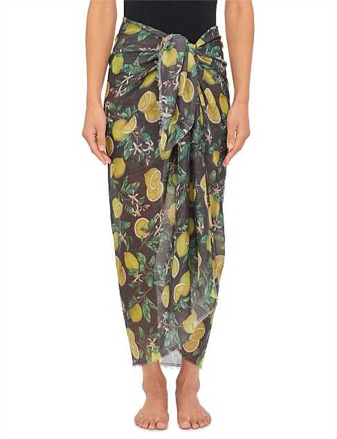 SARONG SCARF LEMONS