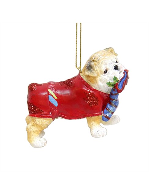 7CM BULLDOG RESIN ORNAMENT