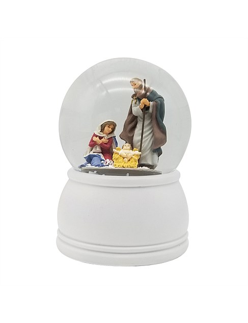 10CM NATIVITY MUSICAL SNOMOTION WATERGLOBE