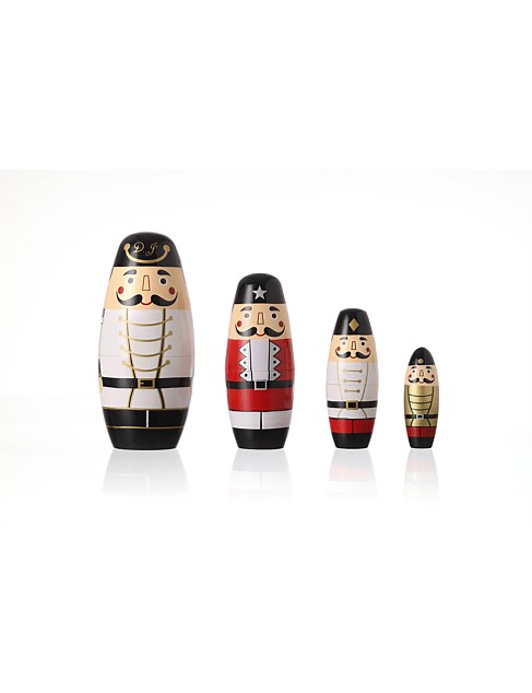 David Jones Charlie Nutcracker Nesting Set of 4