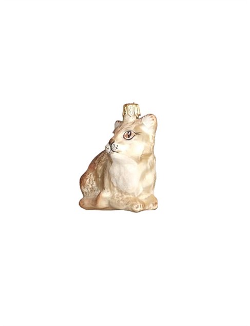 CAT EUROPEAN GLASSORNAMENT