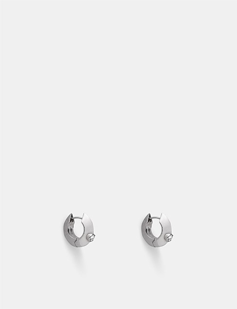 The Edge Huggie Hoop Earrings