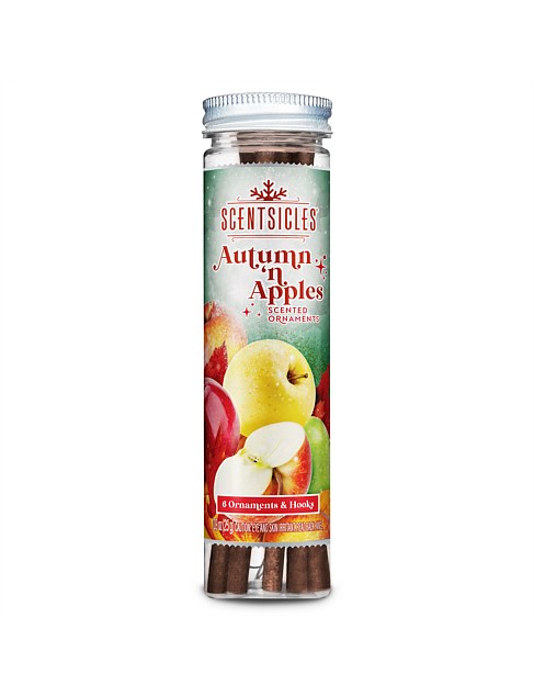 Autumn n Apples Aroma Stick Ornaments set of 6