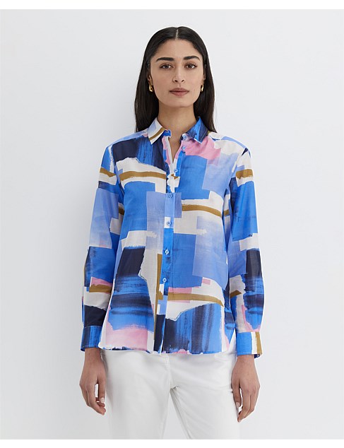 MARTINE COTTON SILK SHIRT