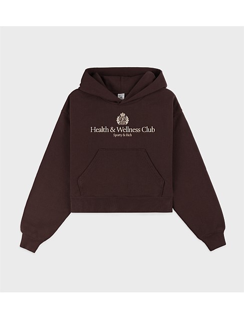 H&W Crest Cropped Hoodie