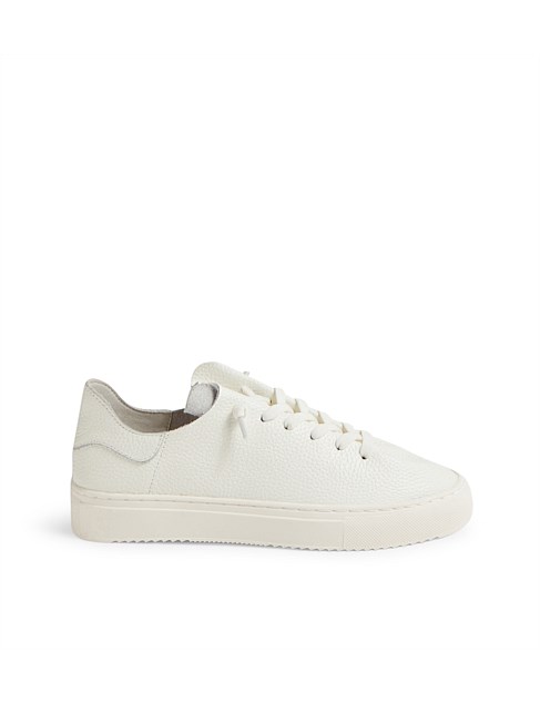 Albi White Tumble Leather Sneakers