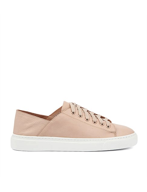 Oskhar Dark Nude Leather Sneakers