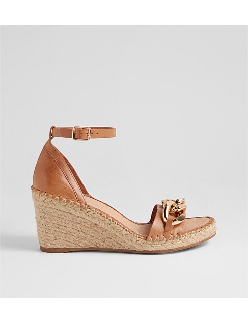 Geysi Tan Natural Rope Leather Sandals