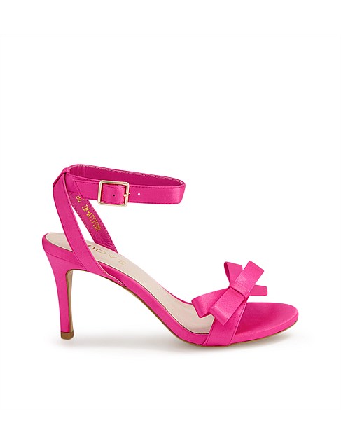 Nepitta Fuchsia Satin Sandals