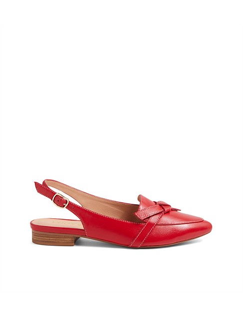 Dido Red Leather Loafers