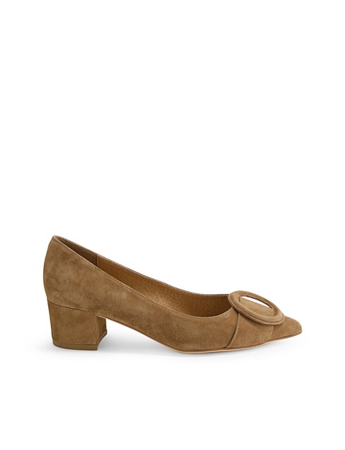 Ameerie Light Choc Suede Heels