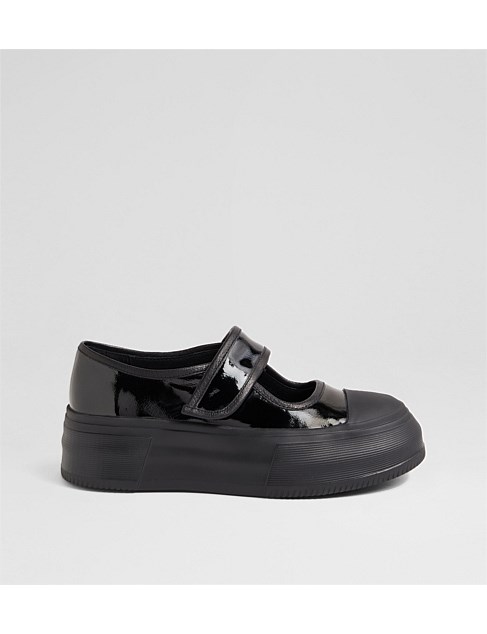 Addal Black Patent Leather Sneakers