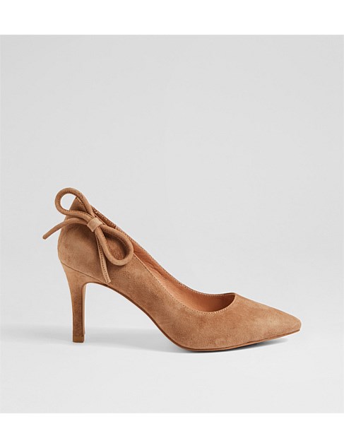 Badere Light Choc Suede Heels