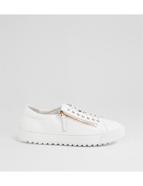 Tobey White Leather Sneakers