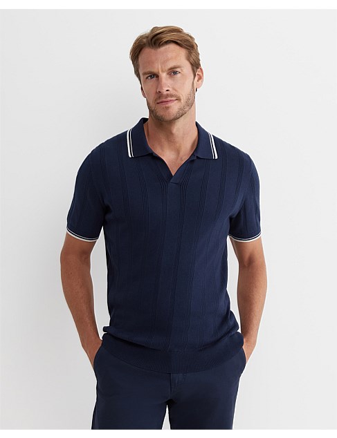 BRADDON KNIT POLO