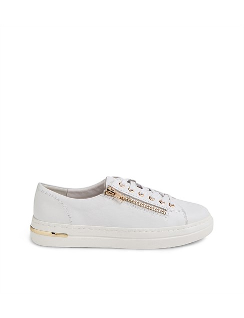 Wovi White Leather Sneakers