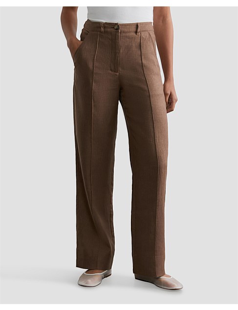 KAYLA LINEN PINTUCK PANT