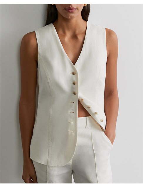 KAYLA LINEN VEST