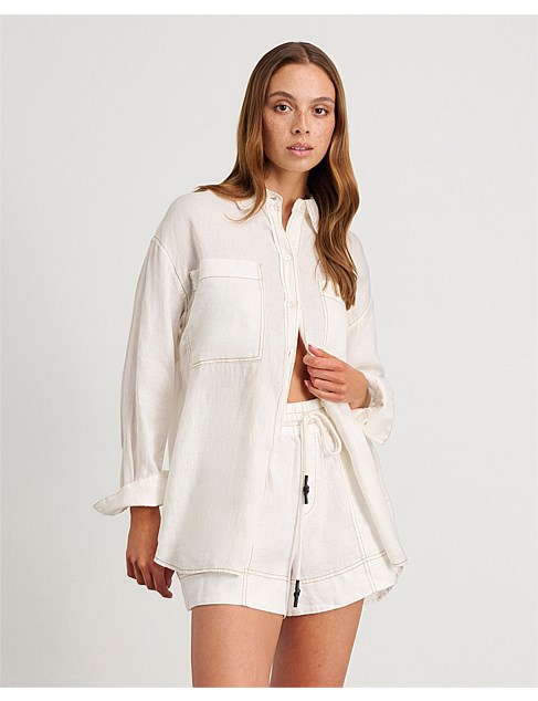 CINDY LINEN OVERSIZED SHIRT