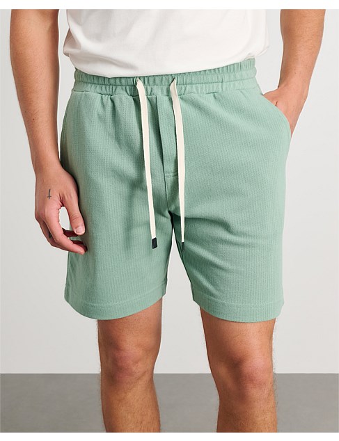 NOAH COTTON TEXTURED SHORT