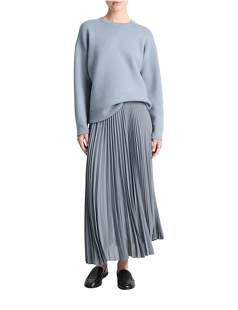 DRAPED PLEATED SKIRT