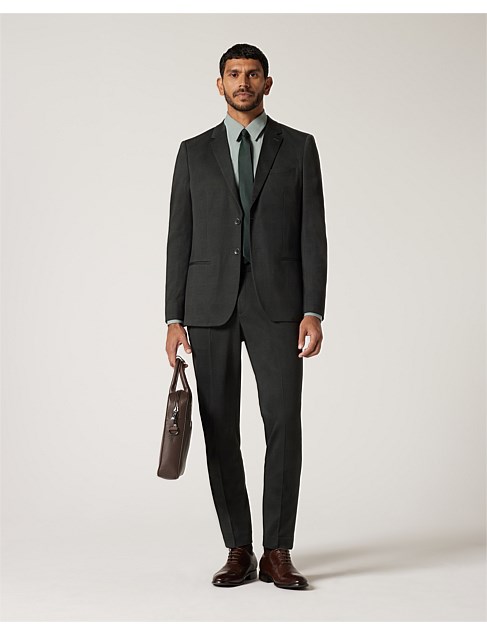 Slim Stretch Travel Check Tailored Pant