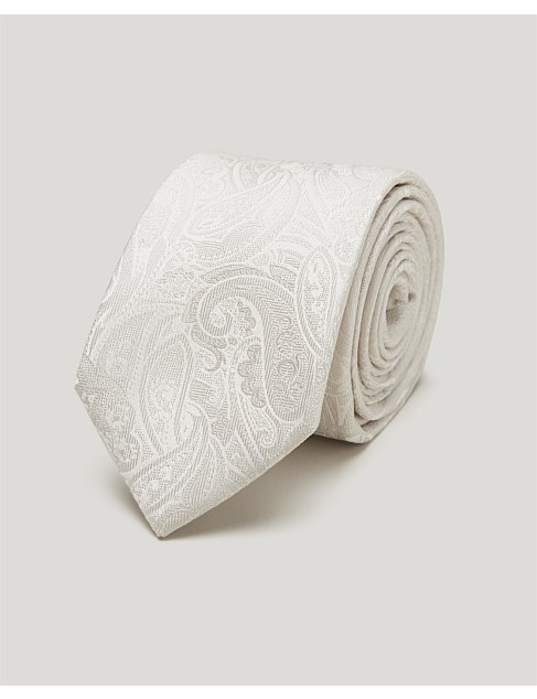 Silk Paisley Jacquard Tie