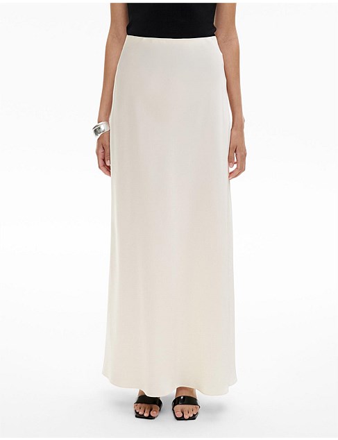 Bias Maxi Slip Skirt