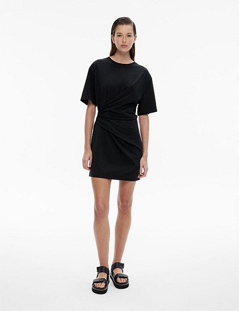 Jersey Wrap Tee Dress