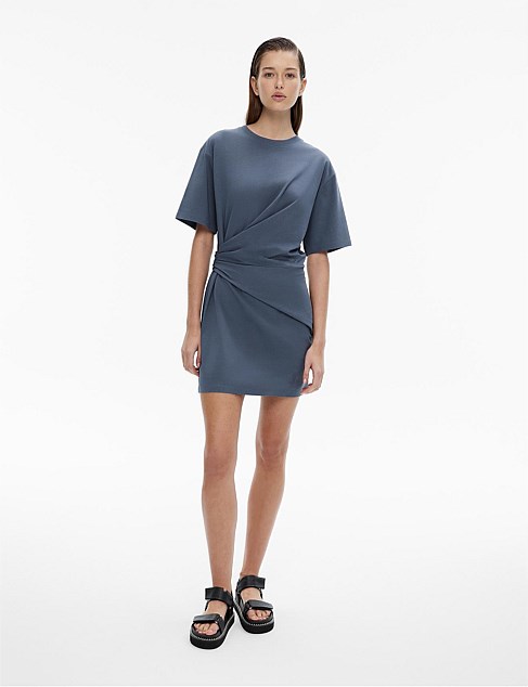 Jersey Wrap Tee Dress