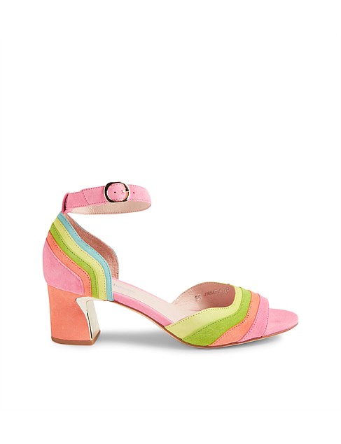 JABARU GELATO SUEDE HEELS