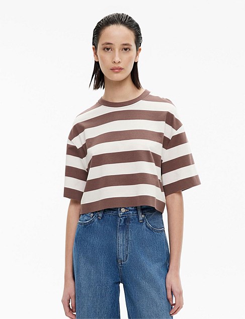 Stripe Crop T-Shirt