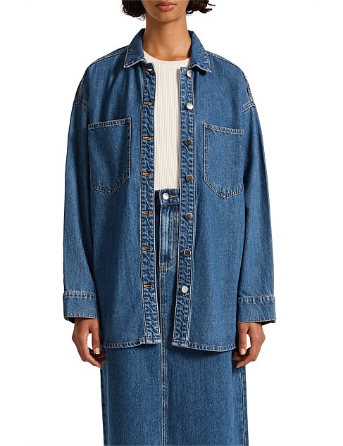 Organic Denim Overshirt