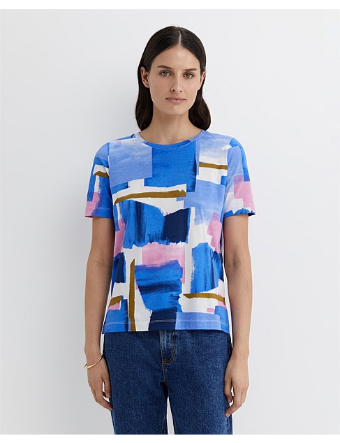 MARTINE MERCERISED TEE